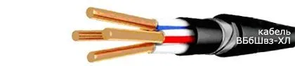 Кабель ВБбШвз-ХЛ 4х4